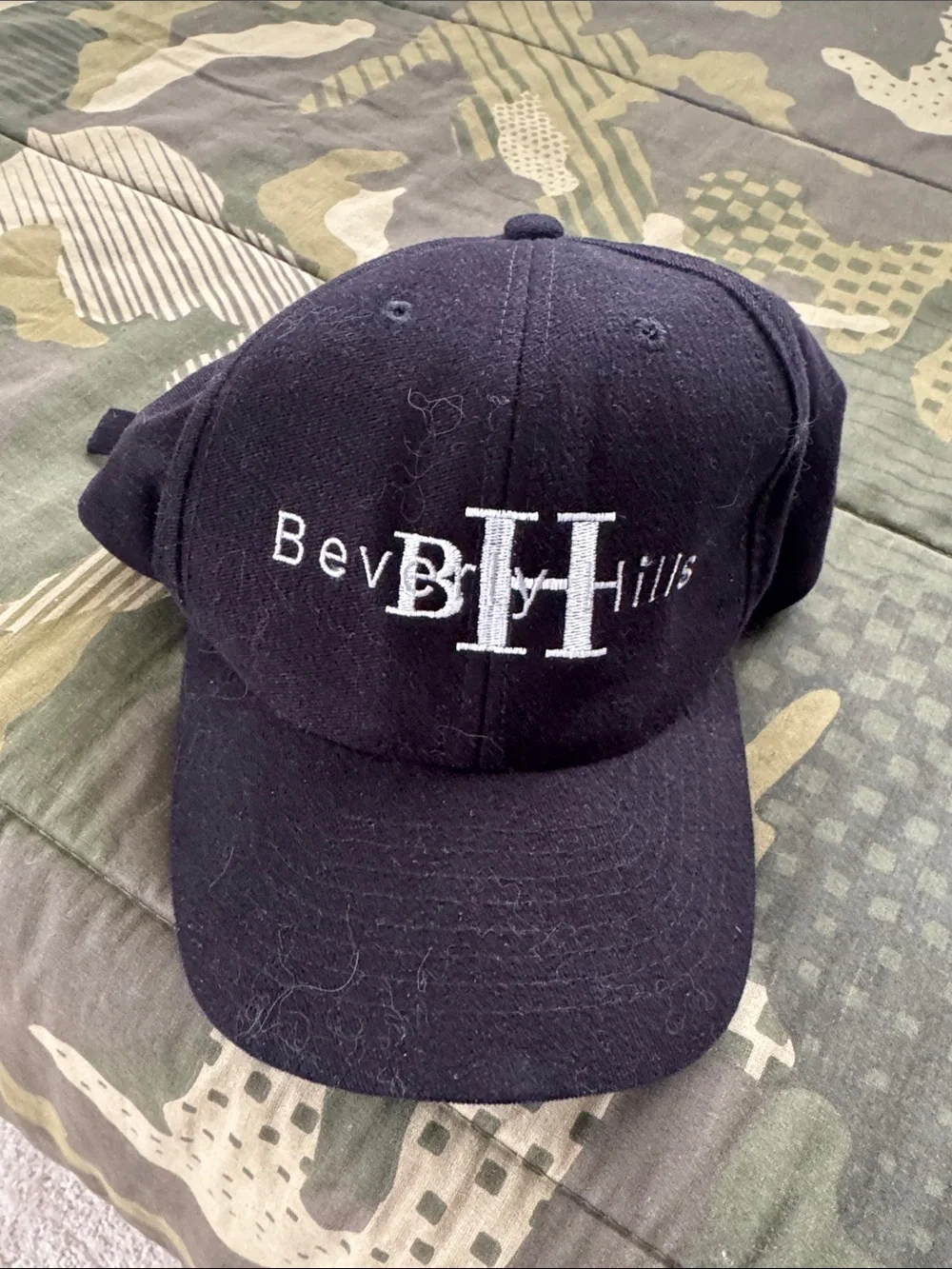 Embroidered Black Baseball Cap